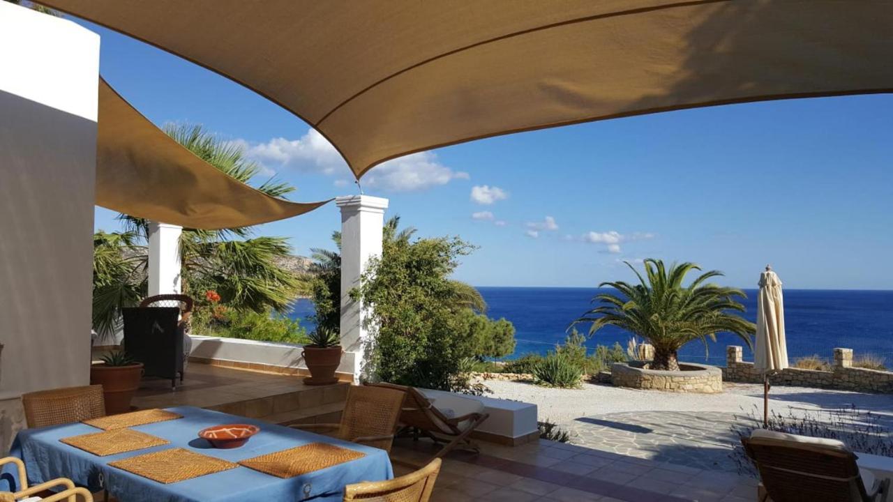 Tranquil Villa With Sea View In Ammopi Karpathos Amoopi Luaran gambar